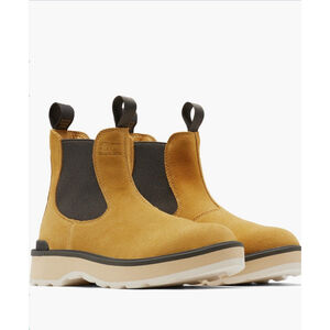 SOREL Hi-Line Heel Chelsea Boots Sz 11 Brown NWT Waterproof Suede Outdoor Women